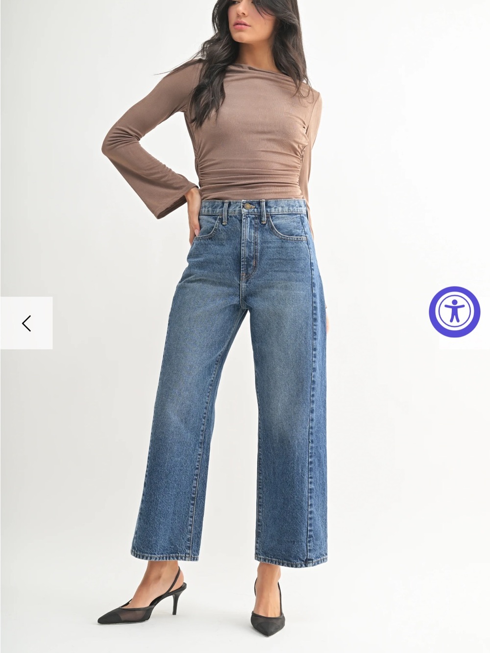 NWT Just Black Denim barrel jeans